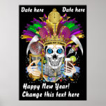 El rey del carnaval de la opinión del tiempo 36X50 Poster