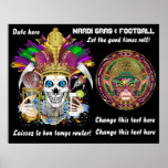 El rey del carnaval de la opinión del tiempo 50X40 Posters