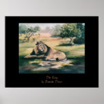 El rey Lion Print Poster