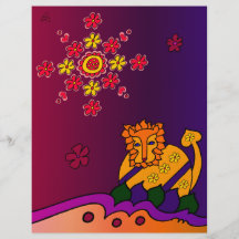El rey orgulloso Lion Flyer Personalizado