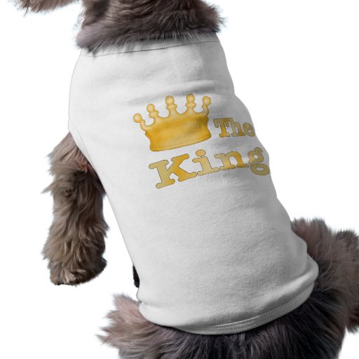 El rey Pet Clothing Camisetas De Perrito