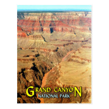 El río Colorado, parque nacional del Gran Cañón Tarjeta Postal