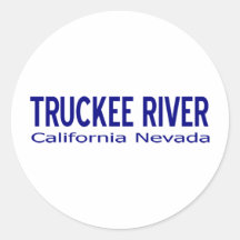 El río Truckee Etiqueta