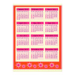El rojo 2011 años de un vistazo hace calendarios i comunicado personal  