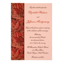 El rojo de William Morris deja la invitación del b