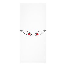 el rojo observa el icono diseños de tarjetas publicitarias