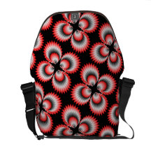 El rosa florece la bolsa de mensajero bolsas de mensajería