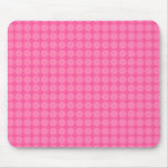 El rosa puntea el mousepad rosado del modelo para  alfombrillas de ratón