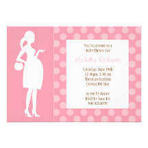 El rosa puntea la invitación de la fiesta de bienv