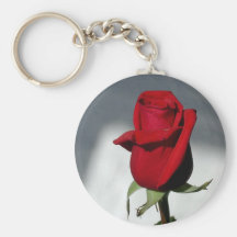 El rosa rojo llaveros
