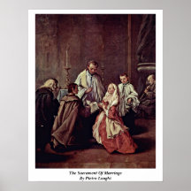 El sacramento de la boda de Pietro Longhi Posters