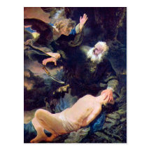 El sacrificio de Abraham Postal