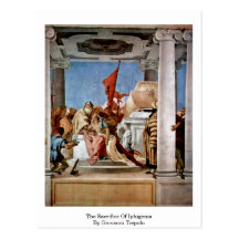 El sacrificio de Iphigenia de Juan Tiepolo Tarjetas Postales