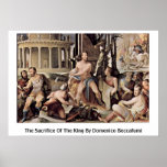 El sacrificio del rey By Domingo Beccafumi Impresiones