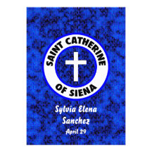 El santo Catherine de Siena invita Invitaciones Personales