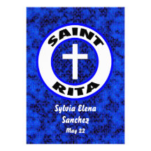 El santo Rita invita Anuncio Personalizado
