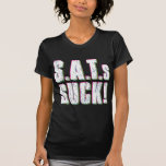 El SAT s CHUPA - blanco + cmyk camisetas