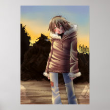 El Scrapyard en el amanecer Posters
