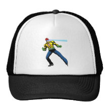 ¡El Seguro-T-Man "lo trae encendido! " Gorro