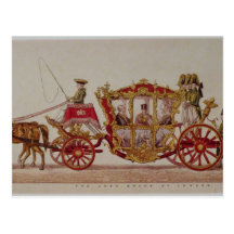 El señor alcalde de Londres, 1853 Postales