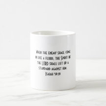 El señor parará al enemigo tazas