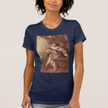 El Serenata de Watteau Antoine Camisetas