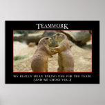 El significado real del trabajo en equipo (s) posters