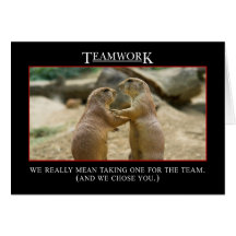 El significado real del trabajo en equipo felicitación