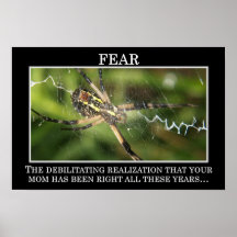 El significado verdadero del miedo (l) posters