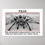 El significado verdadero del miedo (s) poster