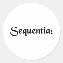 El siguientes (plural) pegatina redonda