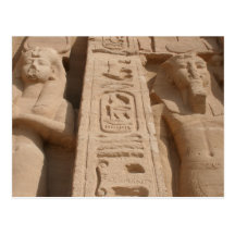 el simbel del abu de los pharaohs postales