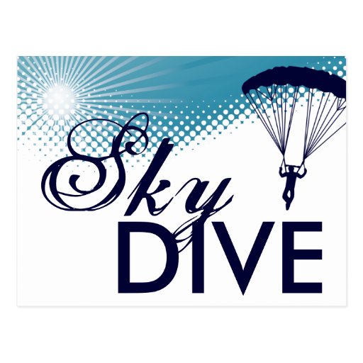 el skydiving altísimo postales