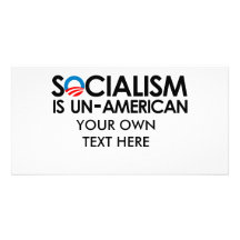 El socialismo es antiamericano tarjeta personal
