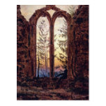El soñador - ruinas de un monasterio en Oybin Tarjetas Postales