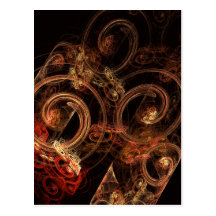 El sonido de la postal del arte abstracto de la mú