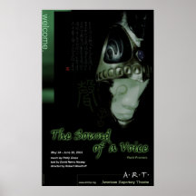 el sonido de una voz poster