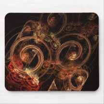 El sonido del arte abstracto Mousepad de la música