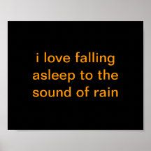 El sonido maravilloso de la lluvia poster