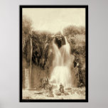 El Spearfish cae Black Hills Dakota del Sur 1889 Posters