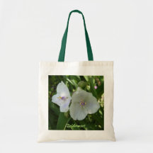 El Spiderwort florece el bolso del ~ Bolsas De Mano