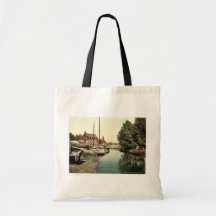 El Staithe, alfarero Heigham, Inglaterra Photochr  Bolsa De Mano