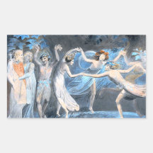 El sueño de la noche de verano, Guillermo Blake Etiqueta