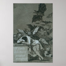 El sueño de la razón produce a monstruos poster