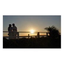 el sunsetwedding plantilla de tarjeta de negocio