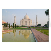 El Taj Mahal pacífico reservado en la salida del s Tarjeton