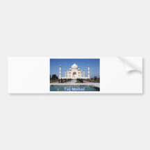 El Taj Mahal Pegatina De Parachoque