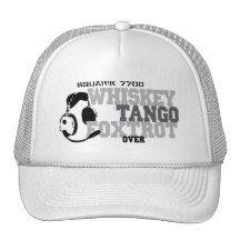 El tango del whisky Foxtrot - humor de la aviación Gorro