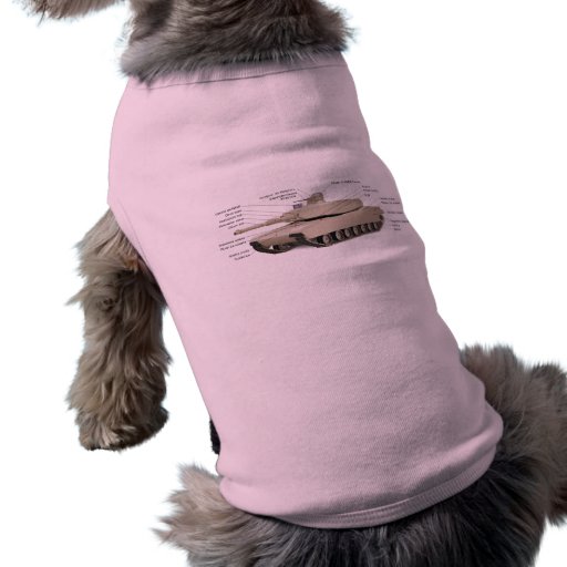 El tanque de M1 Abrams Camisas De Perritos