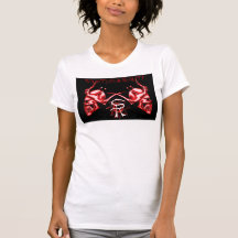 el tanque femenino del SENIOR de 2 cráneos Camisetas